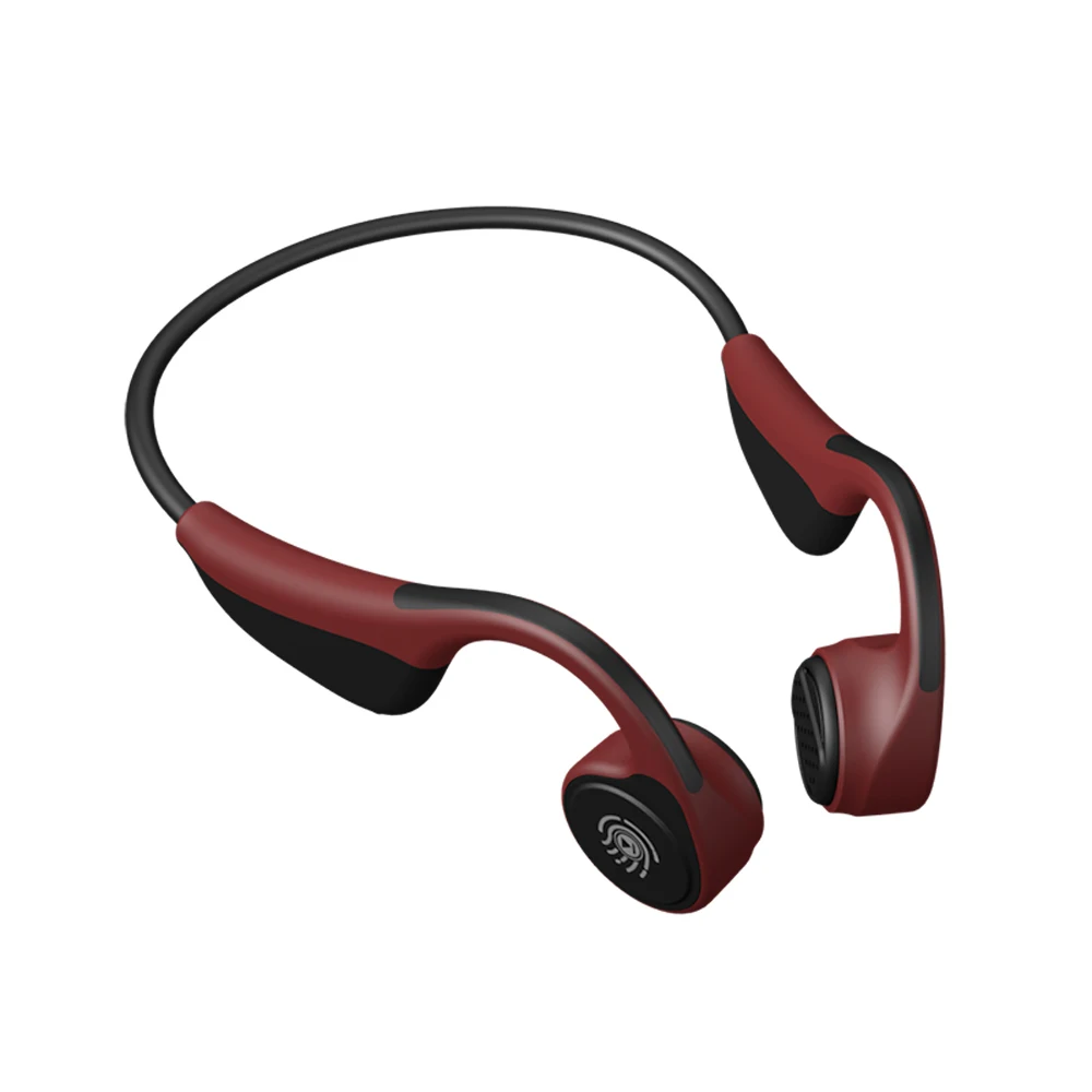 Наушники V9, Bluetooth 5,0, наушники с костной проводимостью, Беспроводные спортивные наушники, свободные руки, водонепроницаемые, PK Z8, беспроводные наушники - Цвет: Red