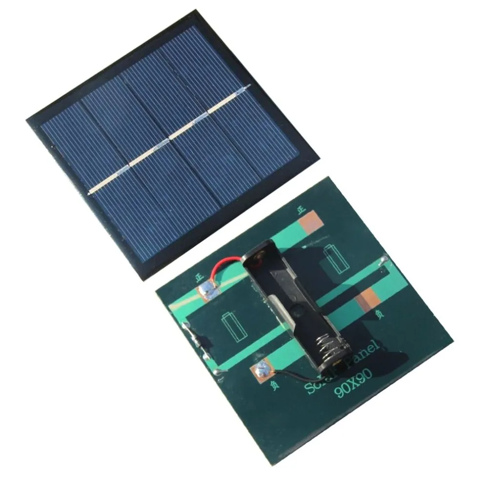 Eco Friendly 1W 2V Polycrystalline Silicon Solar Panel Charging Board