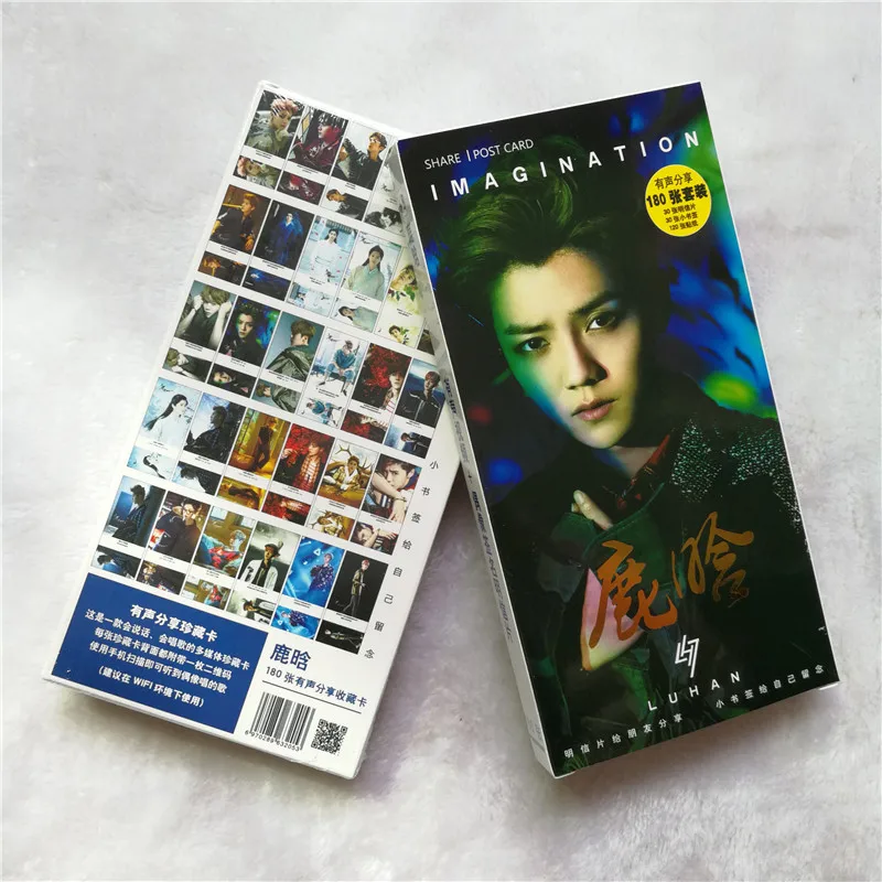 

Youpop KPOP Korean Fashion EXO LUHAN New Album Reloaded A 30 Postcards 30 Small 120 Stickers K-POP Photo Cards Share Post Cards