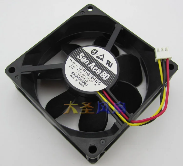 Оригинальный SANYO San Ace80 109R0812G405 12 В 0.37A 8025 80*25 мм вентилятор охлаждения | Компьютеры и