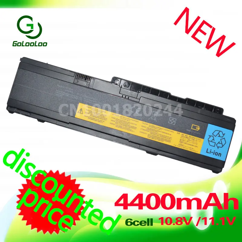 

Golooloo 3600MaH Laptop battery for Lenovo IBM ThinkPad X300 X301 Series 43R1965 ASM 42T4519 42T4523 FRU 42T4518 42T4522