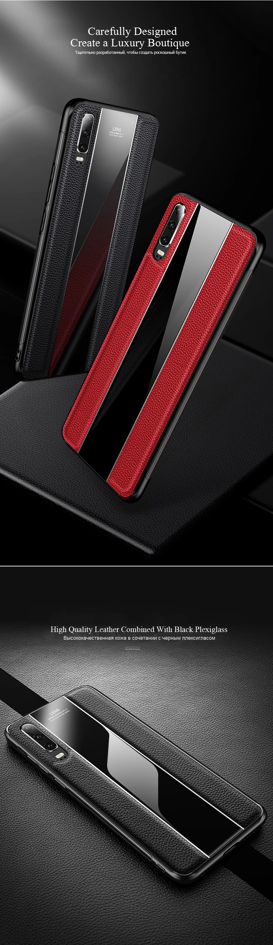 For Huawei P30 Pro Case Porsche Style Luxury Leather Cover for Huawei P30 P20 Lite P20 Pro Protective Cases Soft Gentleman (7)