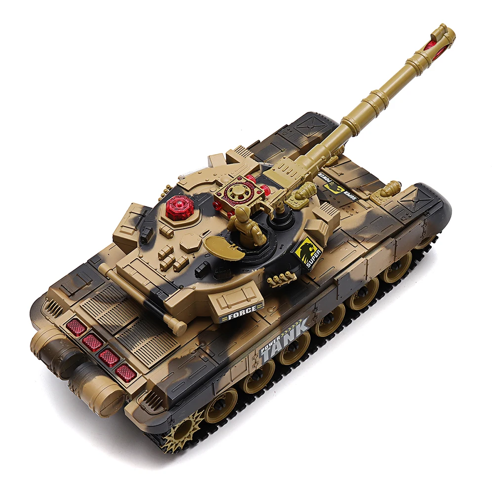 Новое поступление 2,4 г 10CH rc Танк со светом Звук дистанционного управления игрушки для мальчиков Детский подарок