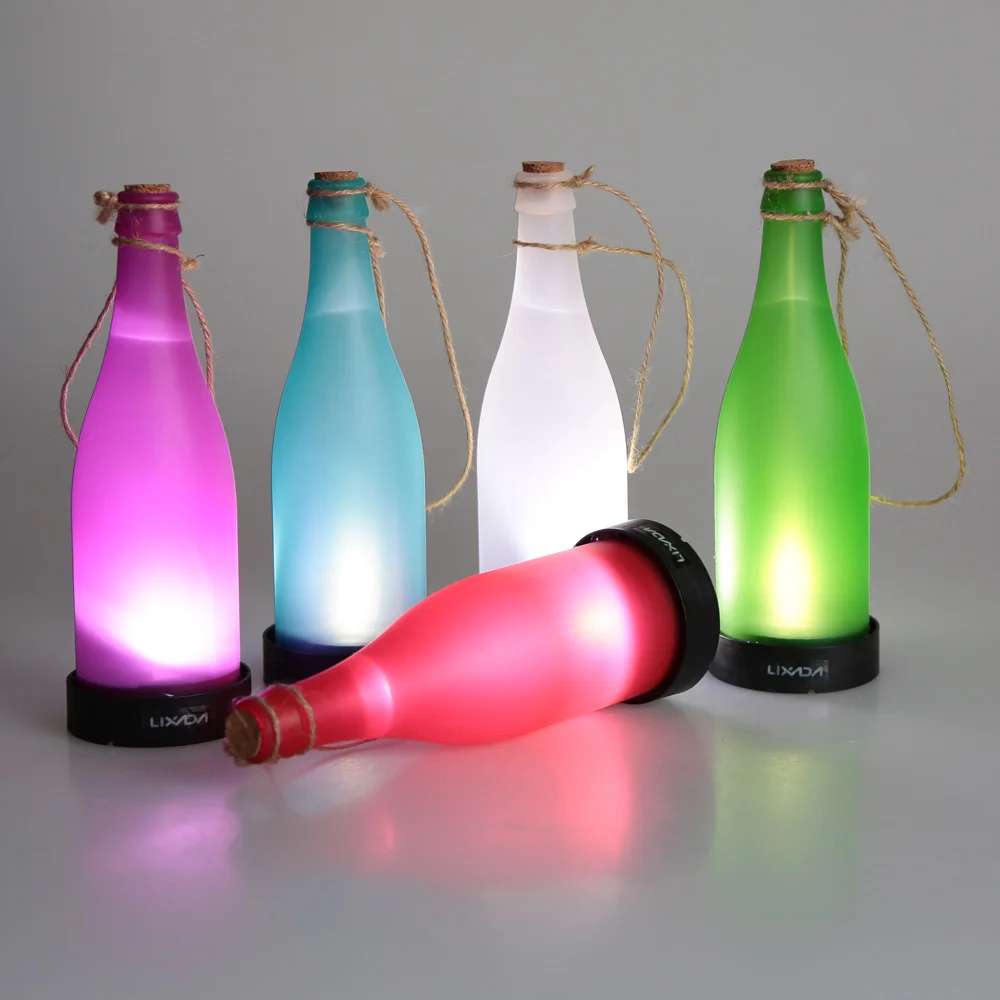 Zoynee 5 Pcs Sets Solar Led Wine Bottle Ed Sense Zoynee 5 Pcs Sets Solar Led Wine Bottle Ed Sense Light Outdoor Hanging Garden Lamp For Party Courtyard Decoration In Lamps From Lights