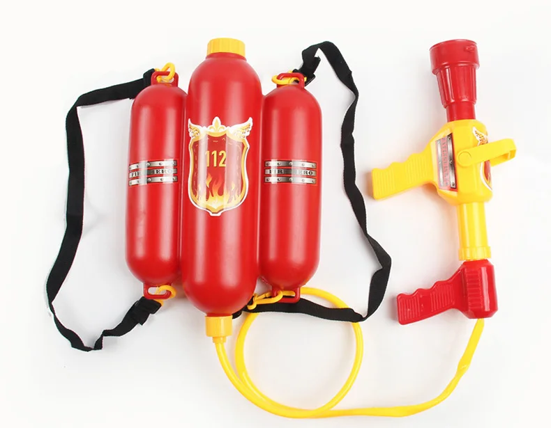 SLPF пляжная игра игрушки пожарный водяной Пистолетик с рюкзаком летняя игра вода битва тянуть высокого давления большой спрей дети HotG33