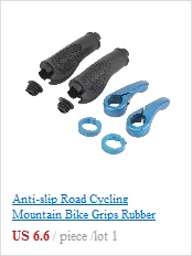 Durable Anti-slip Ergonomic Rubber Mountain Bike Bicycle Black Handlebar Grips Cycling Lock-On Ends Handlebar Hot Sale Dropship