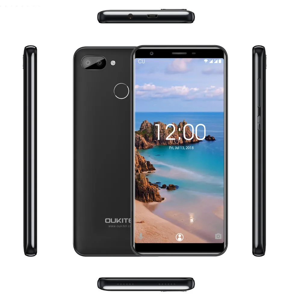 Original OUKITEL C11 Pro 4G Smartphone 5.5 inch 18:9 Android 8.1 Quad Core 3GB RAM 16GB ROM Cell phones 3400mAh Mobile Phone