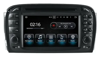 

Android 8.0 Car DVD Player for Mercedes Benz SL R230 2001-2004 with GPS Navigation Radio BT SD WIFI Video Stereo 4Core 4G+32G