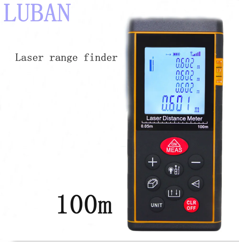 

Laser Distance Meter 100M High - precision infrared measuring Laser Rangefinder trena ruler Diastimeter Measure Roulette LUBAN