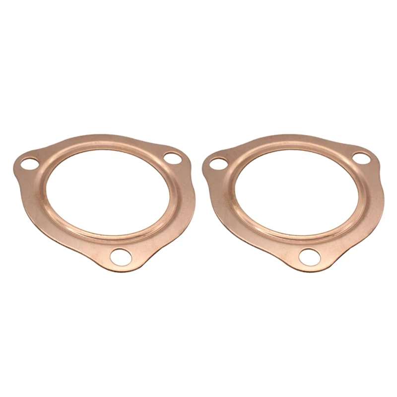 

Copper Header Exhaust Collector Gaskets 2 1/2 inch Reusable for SBC BBC 302 350 454 2.5 Inch Car Accessories