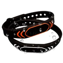 50 шт. или 100 шт. Новые RFID браслеты EM4100 125 кГц силиконовый браслет черный Регулируемый