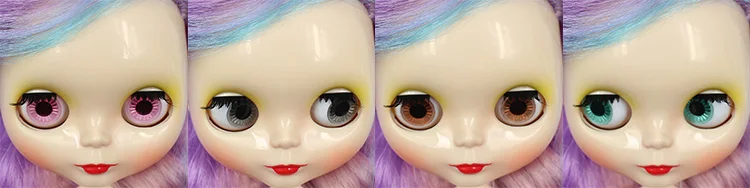 Обнаженная кукла Blyth Разноцветные длинные волосы bjd 30 см Blyth куклы для продажи