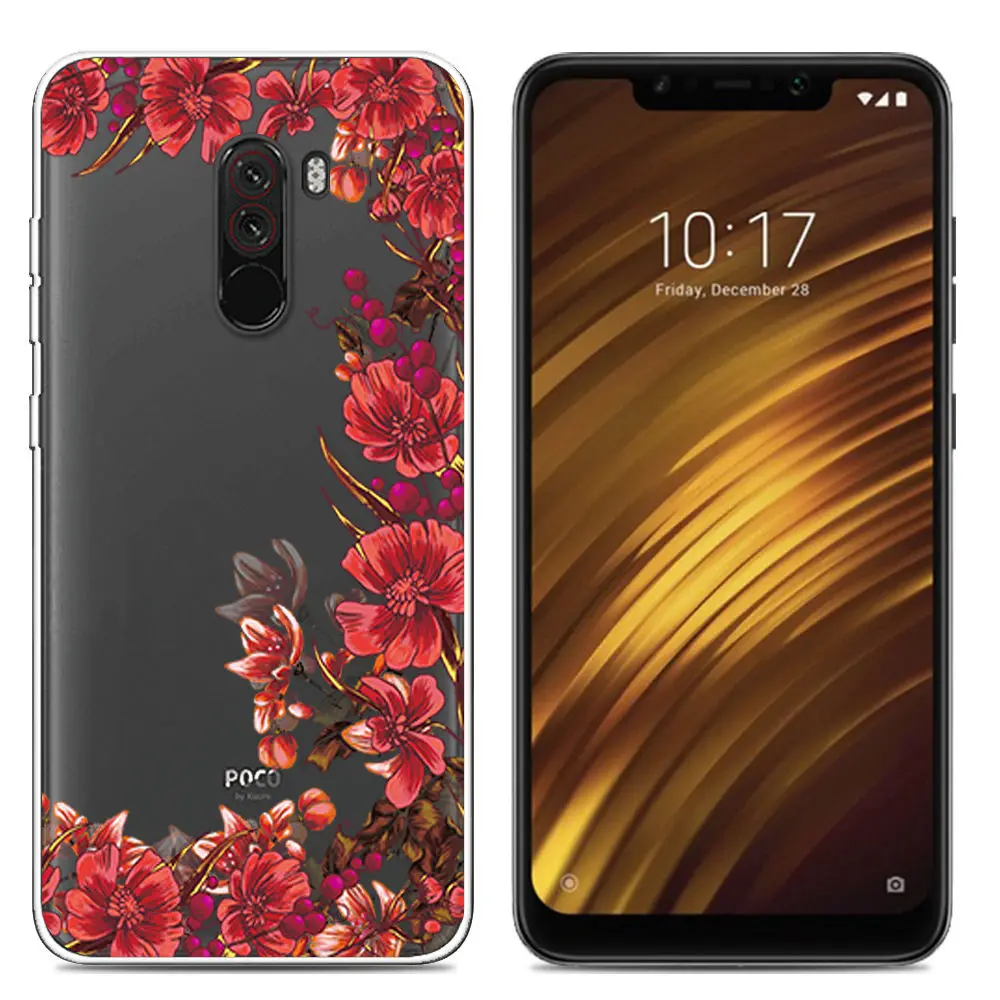 Silicone Case FOR Xiaomi Pocophone F1 Soft TPU Cover FOR Xiaomi Mi 5X Mi A1 Painted Cases FOR Redmi 5 Pro 4A 5A 5 Plus Fundas (5)