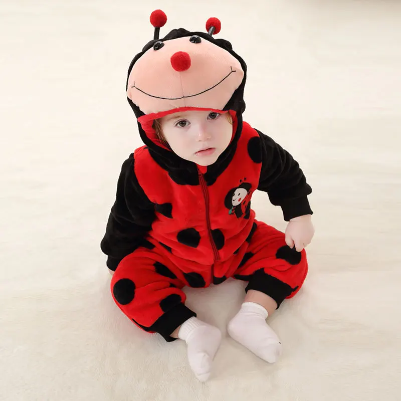 ladybug onesie baby