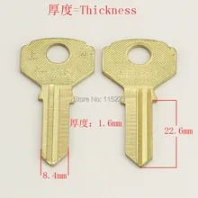 A023 слесарный keymother латунь дом дверь с отверстием заготовки ключей ключи 25 шт./лот