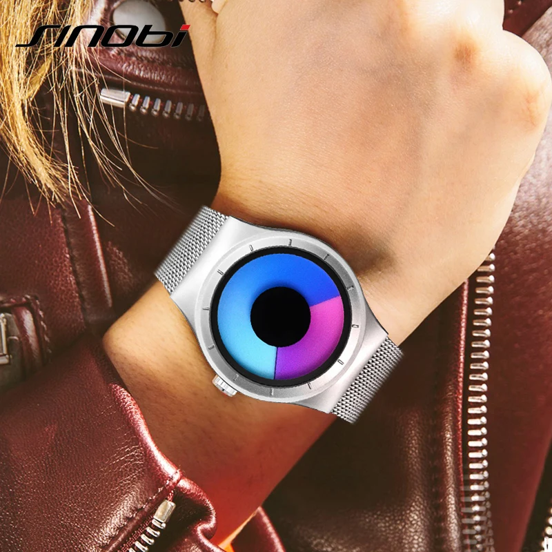SINOBI Science Fiction Creative Women Watches Luxury Ladies Quartz Watch Women Montre Femme 2018 Fashion Clock Relogio Feminino