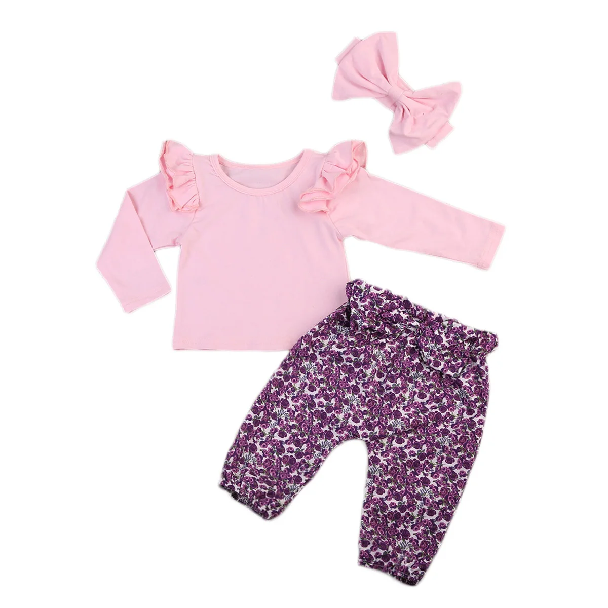 Fashion New Born Babies Girl Clothing Cute set Newborn Infant Baby