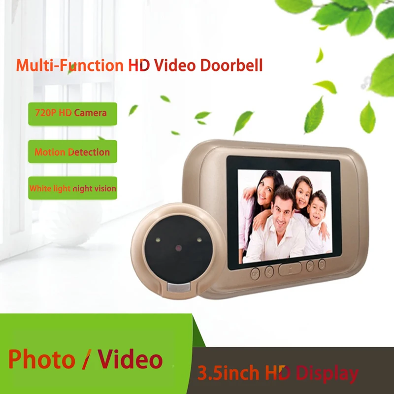 

2019 M10 Smart Home Security Video Doorbell Wireless 720P HD Smart Video Door Bell with 3.5inch LCD Screen Home Security System