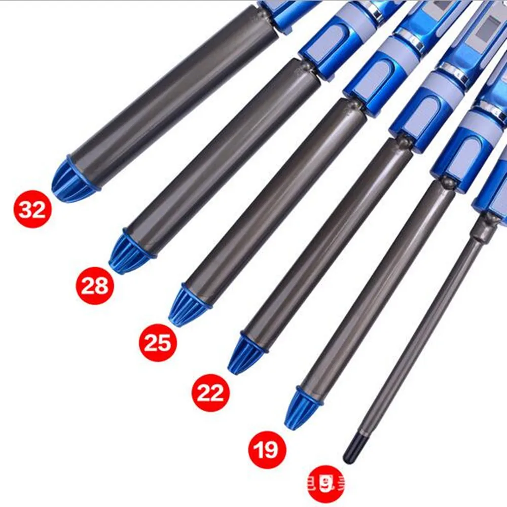 

Rotating Curling Iron Hair Curler with LED Digital Temperature Display ceramic electric coil bar temp control 9 19 22 25 28 32mm