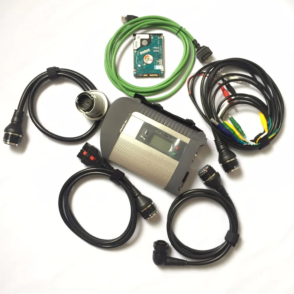 MB STAR C4 MB SD Подключение компактный 4 диагностический инструмент с функцией wifi V2019.09 Многоязычное программное обеспечение HDD для mb автомобилей и грузовиков