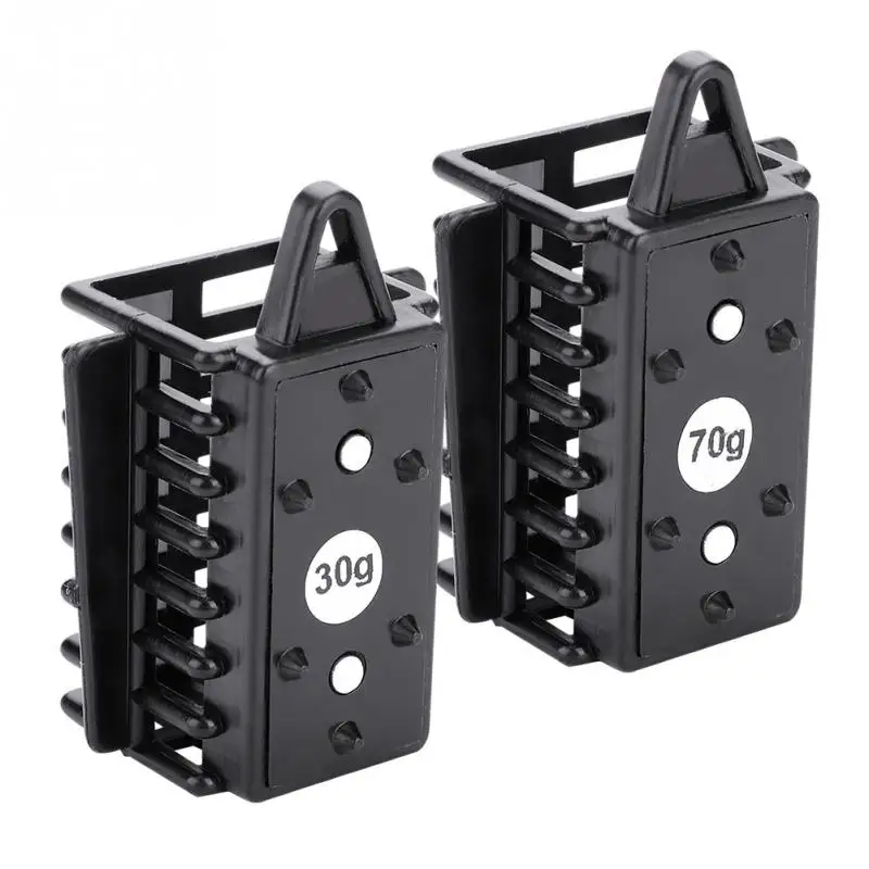 30g 70g Fishing Bait Cages Carp Fishing Lead Sinker Bait Cage Feeder