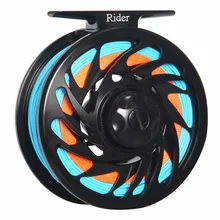 Fly Рыбалка катушка 3/4 5/6 7/8 9/10 на станке T6061 Алюминий Сплава Fly Reel комбо Катушка с 100ft Fly Line рыбалка снасти