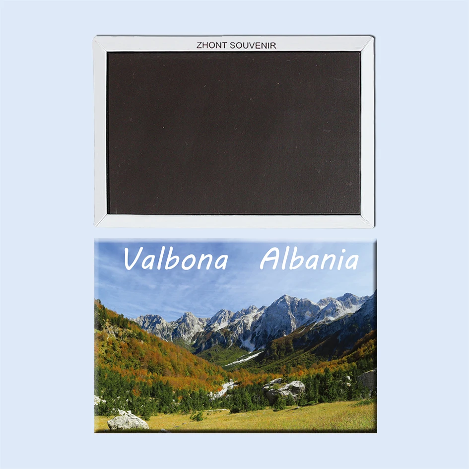 Valbona Albania 22530 сувениры туристический пейзаж магнитный холодильник подарки для