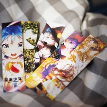 30 шт./кор. платье героини мультфильма Волшебная девочка бумажные закладки кавайные канцелярские школьные уп papelaria книжные держатели открытка