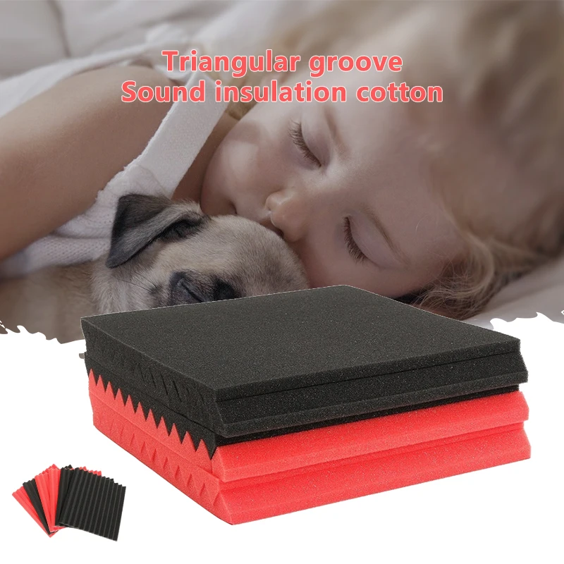 

New 2019 Hot Style 300*300*25mm Soundproofing Foam Pads Acoustic Wall Panels Sound Proofing Foam Pads Studio Treatments Tool