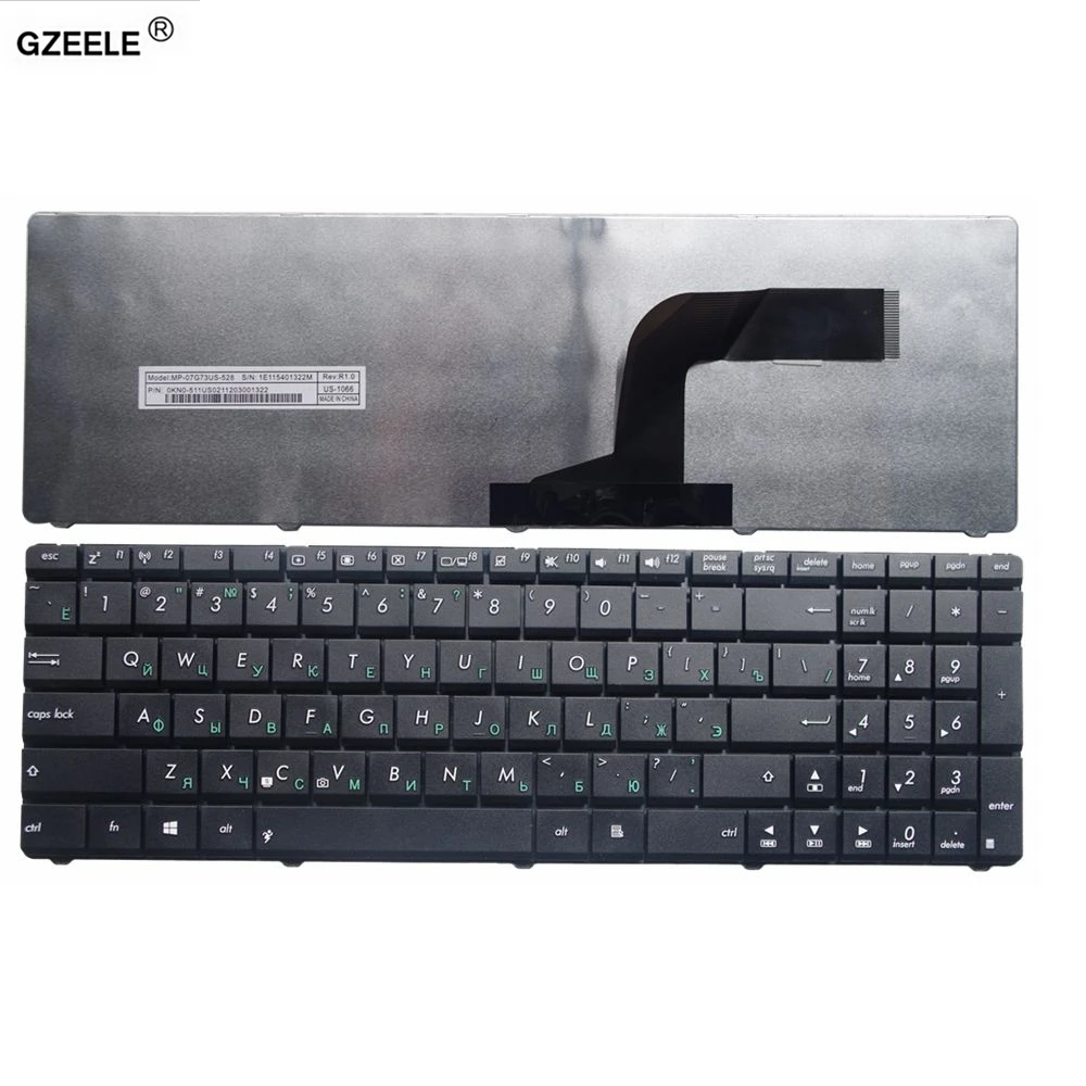  GZEELE for ASUS MP-10A73SU-5281 MP-10A73SU-5282W RU Keyboard russian laptop keyboard black Value Fo