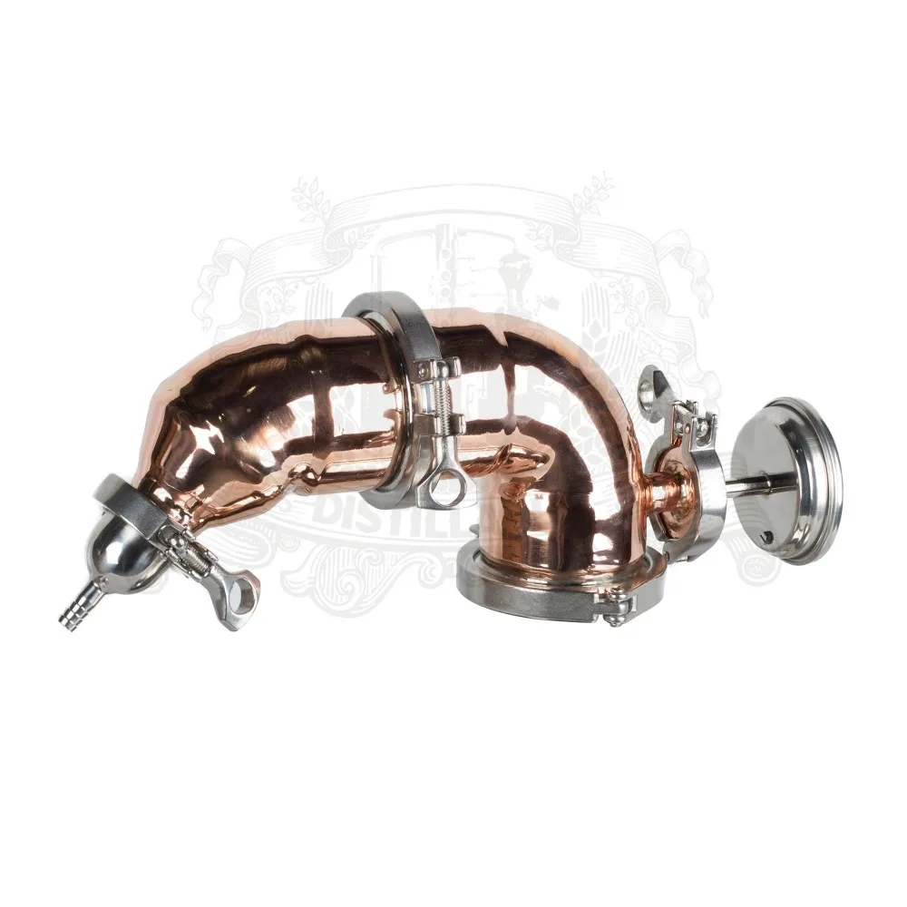 Copper POT STILL3 76mm OD distiller