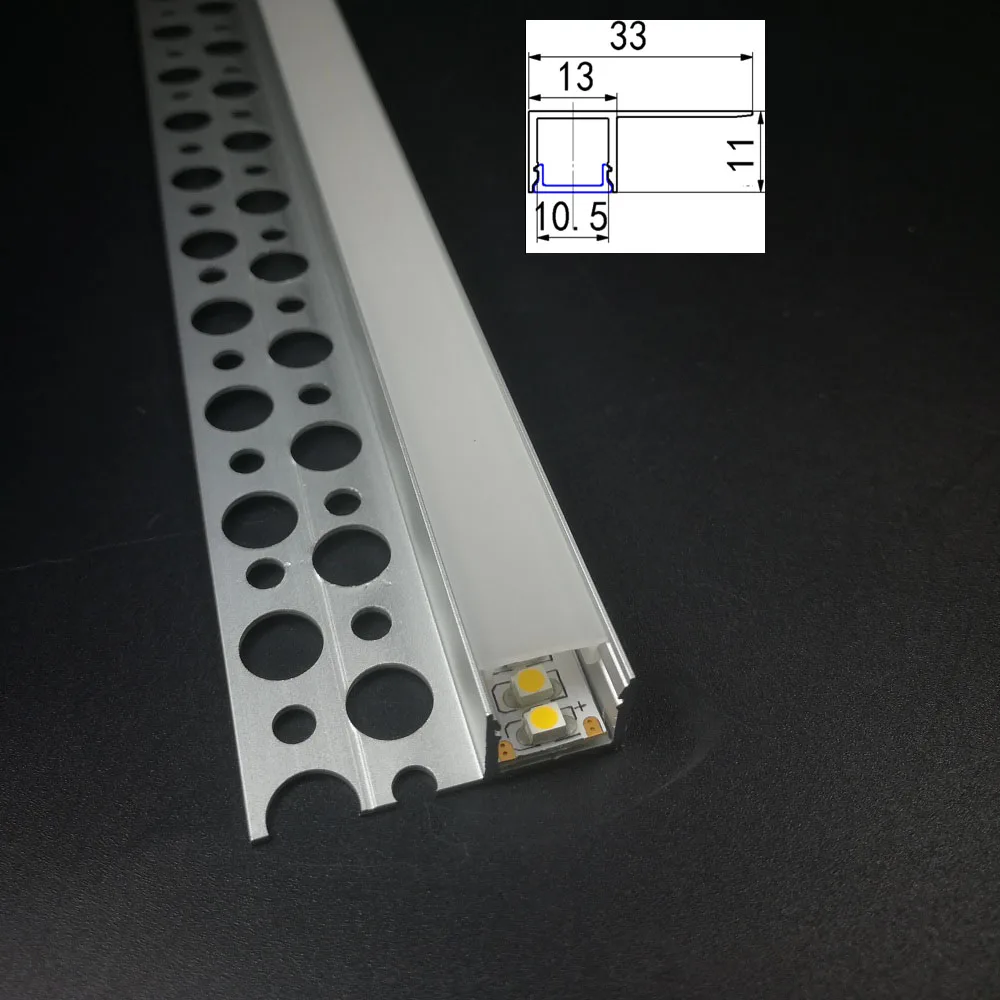 

Plaster-in Aluminum LED Profile with Frame for Architectural SDW056