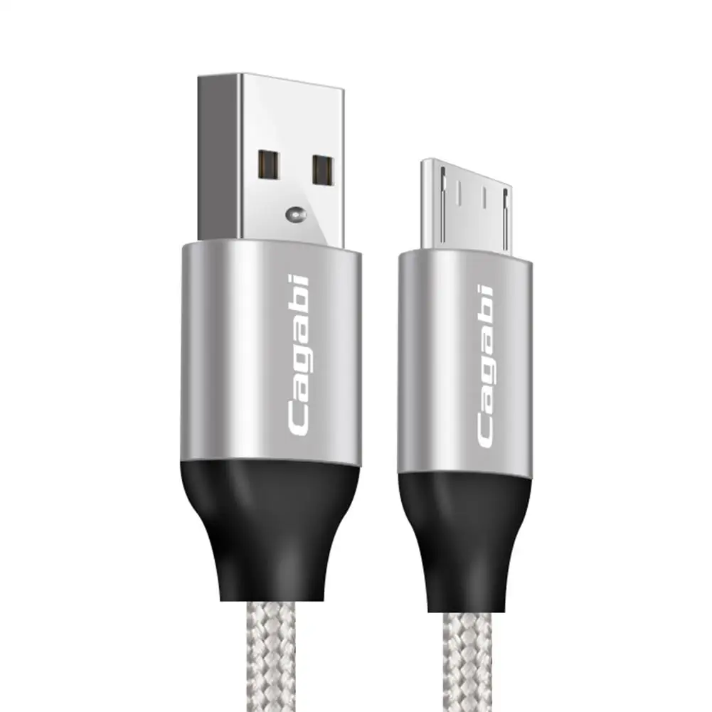 

CAGABI N1 High Quality Nylon 480Mbps 5V 2.4A USB C Simultaneous Sync Data and Charging Cable