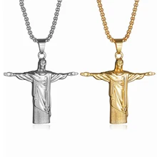 Автомобильные подвесные украшения Иисус Христос хип-хоп сплав Авто Зеркало заднего вида инструмент для отделки подвесное ожерелье украшения модные подарки