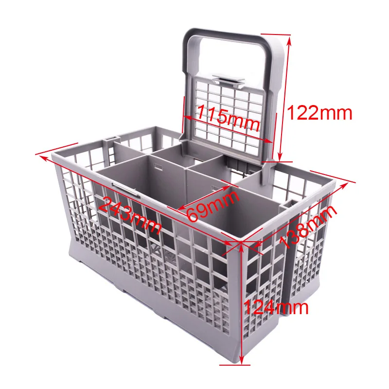 Универсальная корзина для столовых приборов для посудомоечной машины Bosch, Siemens, Beko, AEG, Candy Kenmore, Whirlpool Maytag, KitchenAid Maytag запасные части