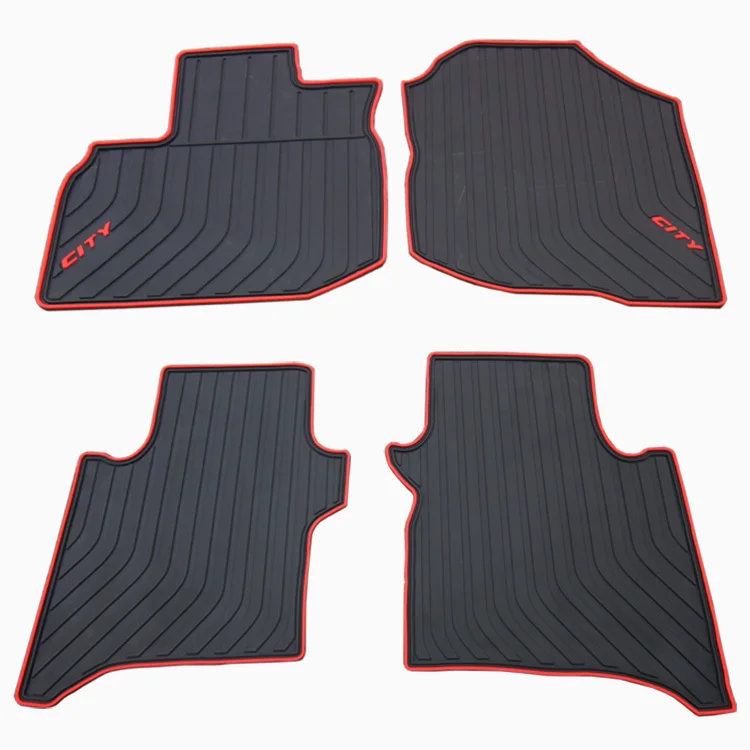 dedicated car mats for CITY rubber waterproof wear thick non slip floor carpetsin Floor Mats