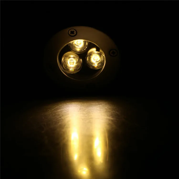 Livre à Prova Emissor de Luz ao ar 85 Passo Levou Rodada Luzes Led Subterrâneo d' Água-265 v Deck Diodo Branco Quente 6 3 w Ip68 9 8 High Quality Luzes e Iluminação