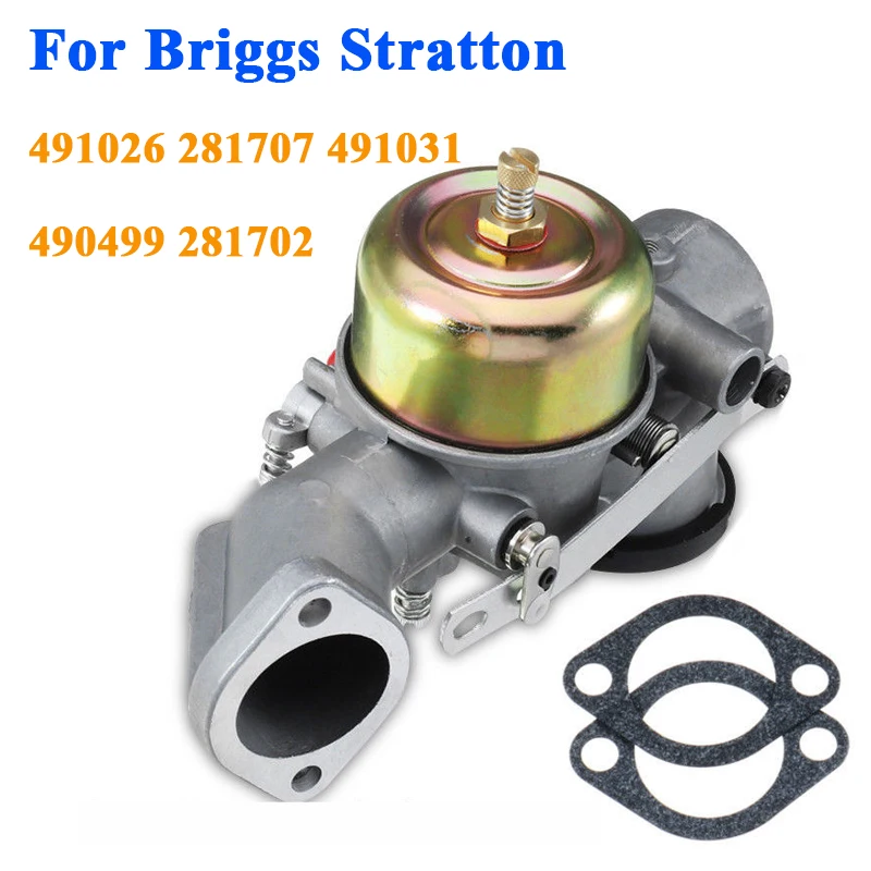 

Carburetor For Briggs Stratton 12hp Engine 491026 281707 491031 490499 281702