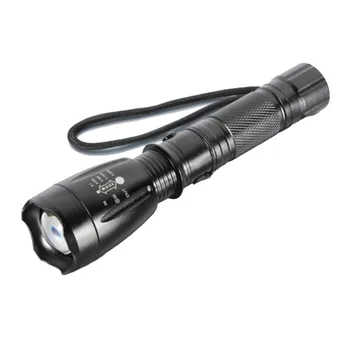 

Elefland T6 High Quality Super Bright 5 Modes 2000LM Zoomable LED Flashlight 18650/AAA Battery Clicky Waterproof Torch Lanterna