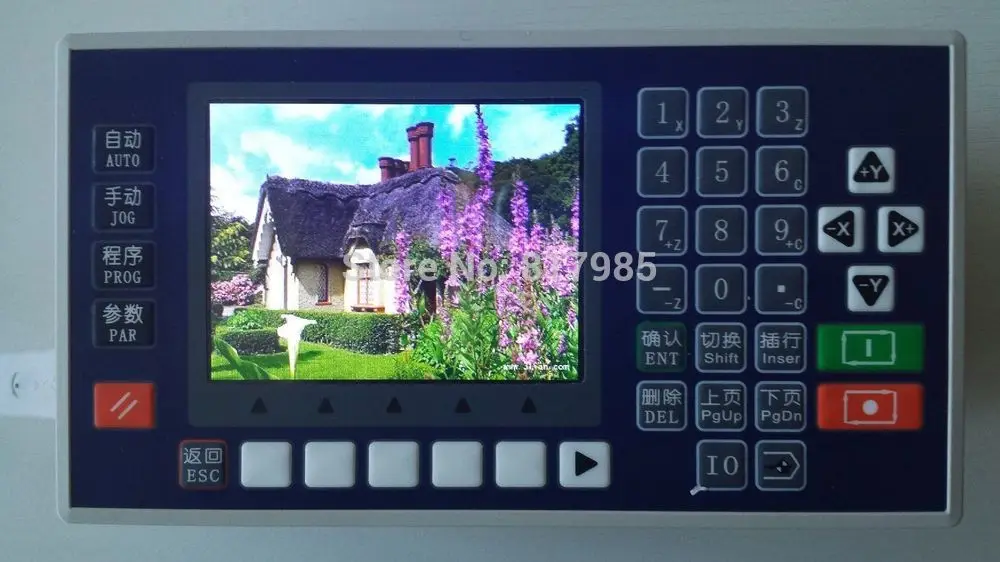 Бесплатная доставка! PLC CNC контроллер системы 4xis diplay экран токарный станок 4 оси 3 5