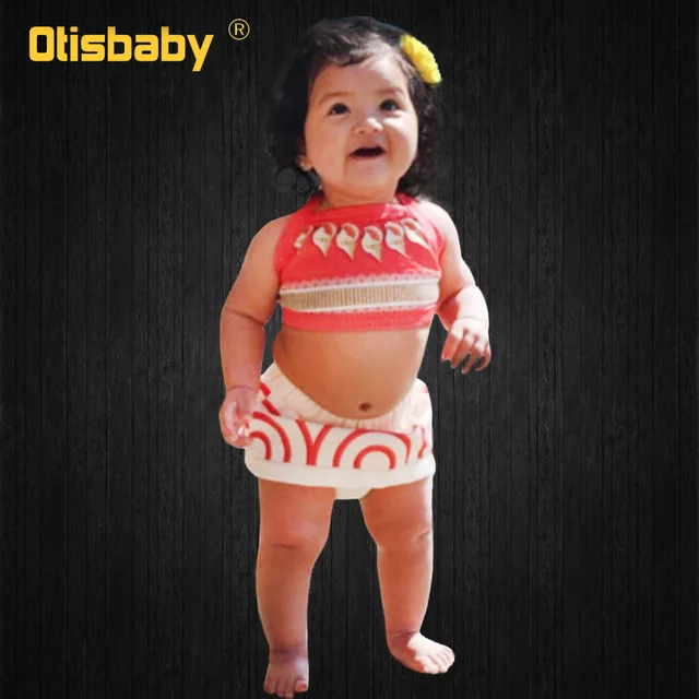 One Piece Summer Vaiana Baby Girl Dress Infant Birthday Party Moana Princess Fluffy Vintage Beach Dress Kids Clothing Set Clothing Sets Aliexpress
