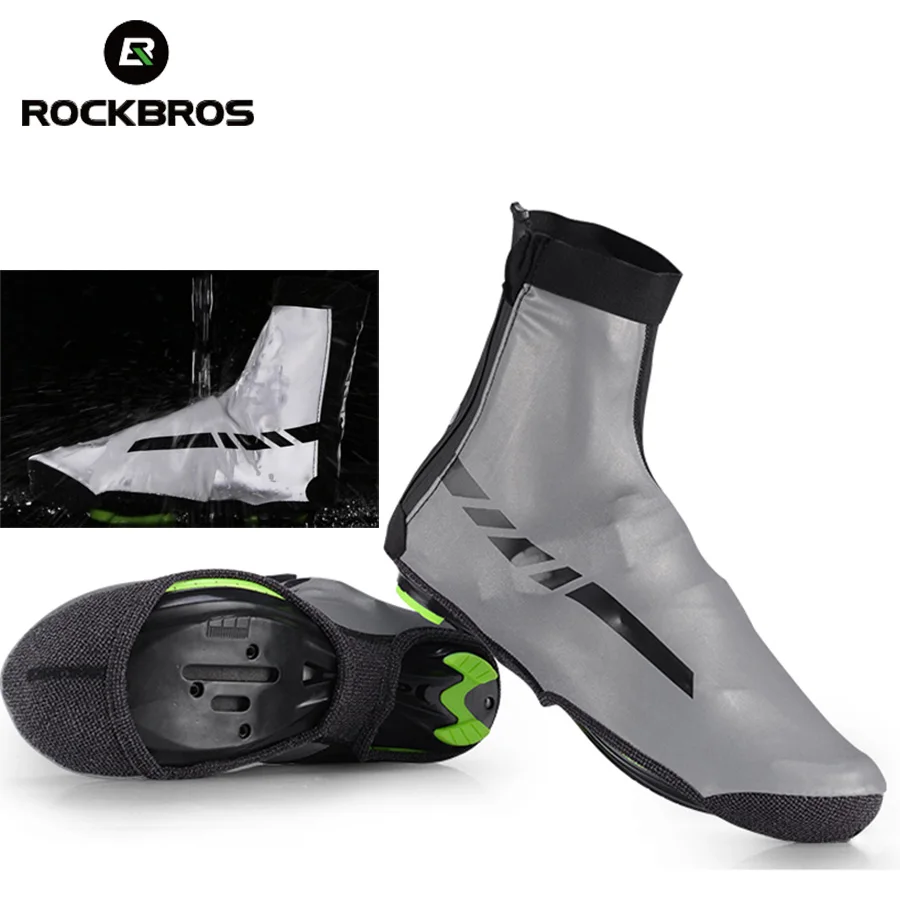 ROCKBROS Waterproof Cycling Shoe Covers Reflective Sport Bicycle MTB