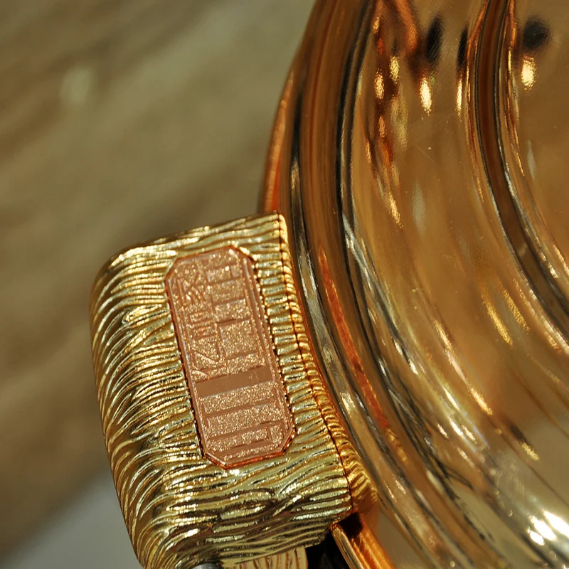 Luxury 6/10L Golden Garbage Kitchen Metal Trash Bins Garbage