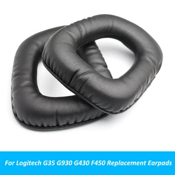 

Replacement Black Ear Pads Cushion Earpads Parts For Logitech G35 G930 G430 F450 Headphones Headset Accessory