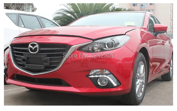 for Mazda 3 Axela 2014 led drl daytime running light fog lamp cover top quality super bright exact replacement fast shipping for Mazda 3 Axela 2014 led drl daytime running light fog lamp cover top quality super bright exact replacement fast shipping