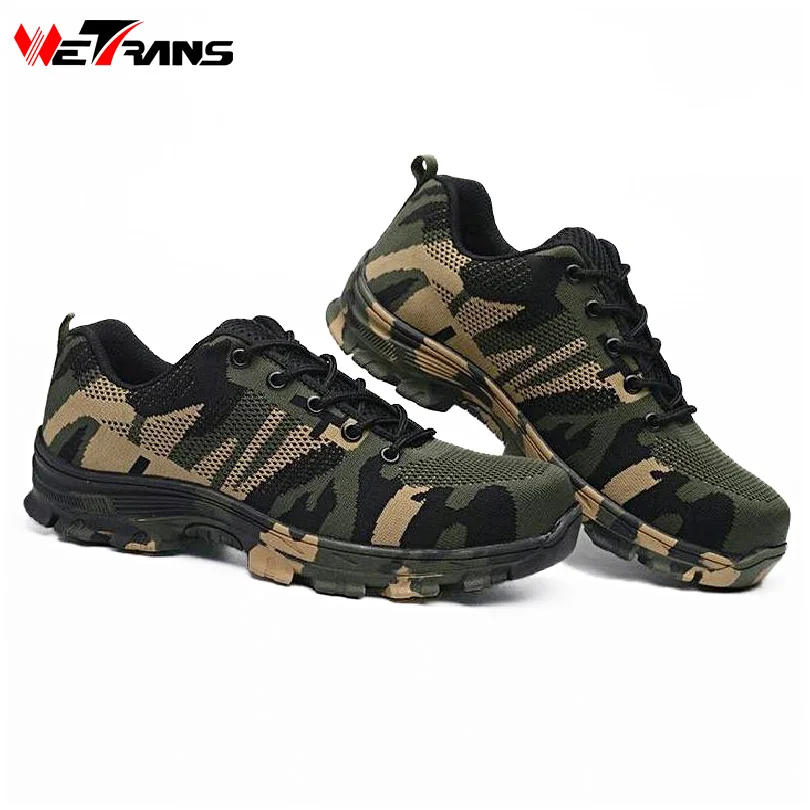 

Wetrans Work Safety Shoes Outdoor Construction Steel Toe Cap Working Shoes Anti-Puncture Non-slip Platform Anti-puncture Boots
