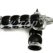 1 пара " 25 мм мотоцикл Шипованный Руль рукоятки подходят для Harley Honda крейсер Yamaha чоппер