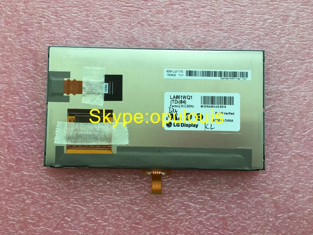 6,1 дюймовый LA061WQ1-TD04 ЖК-экран LA061WQ1(TD)(04) ЖК-панель Toyotta Corolla gps
