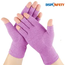 Розовый фиолетовый для женщин артрит компрессионные перчатки облегчить боль от ревматоида, RSI, запястный туннель, рук перчатки