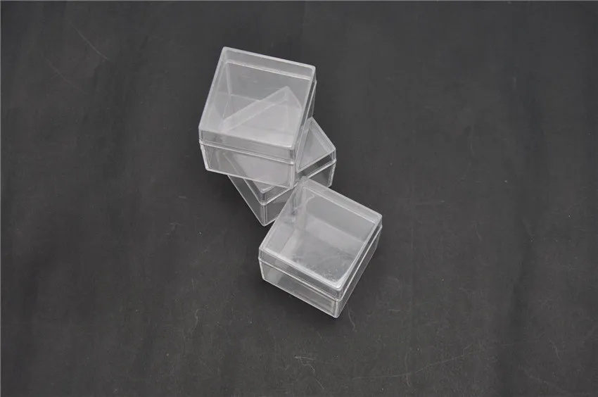 48pcslot Square Wedding Candy Box Plastic Clear Gift Packing Box Transparent Can Open Favor Boxes Baby Shower favor souvenirs (1)